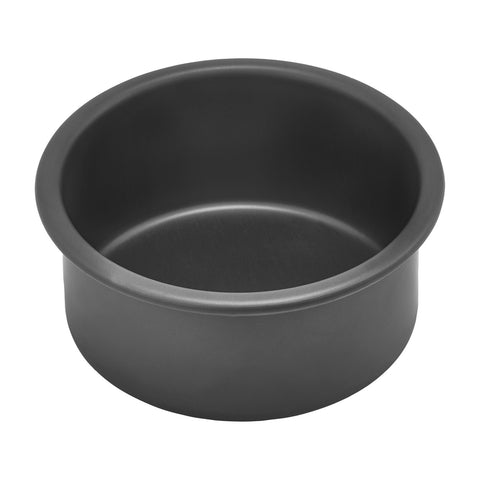 Winco HAC-042 4" Round Anodized Aluminum Layer Cake Pan