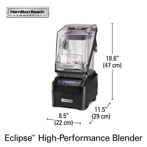 Hamilton Beach HBH755R Eclipse High-Performance Commercial Blender, 64 oz