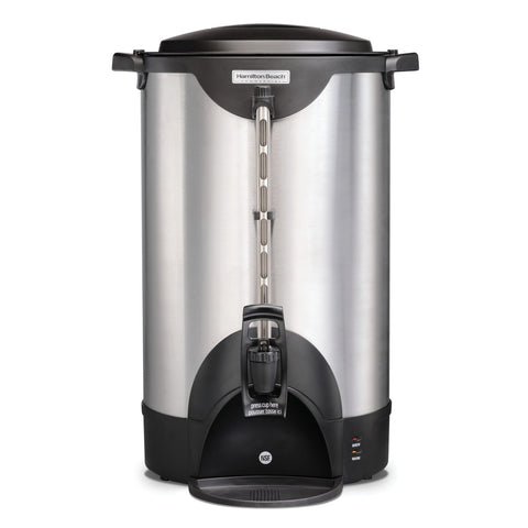 Hamilton Beach Commercial HCU100S 100-Cup Double-Wall Stainless Steel Coffee Urn