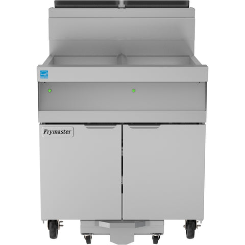 Frymaster HD160G High-Efficiency Natural Gas Floor Fryer with Thermatron Controls - 125,000 BTU
