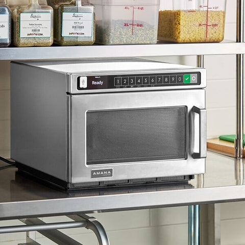 Amana HDC1015 Heavy-Duty Countertop Commercial Microwave Oven, 1000W, 120V