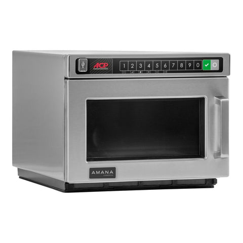 Amana Commercial (ACP) HDC1815 Heavy-Duty Countertop Commercial Microwave Oven, 1800W, 208/240V