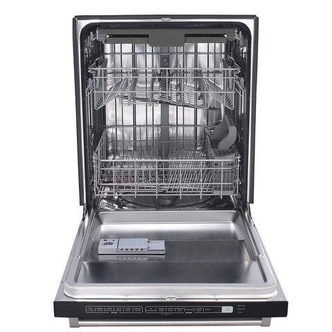 Thor Kitchen HDW2401SS 24 in Built-In Top Control Smart Dishwasher, Stainless Steel