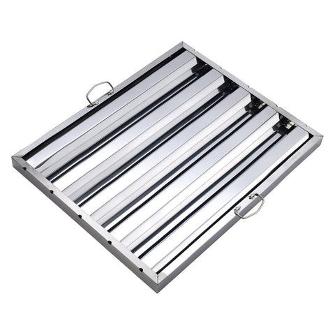 Winco HFS-2025 Stainless Steel Hood Baffle Filter 20" x 25"