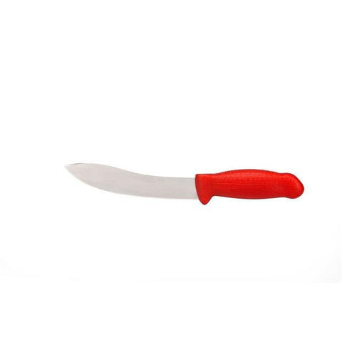 Master Grade HM-01-17 7-Inch Butcher's Skinning Knife with Red Handle