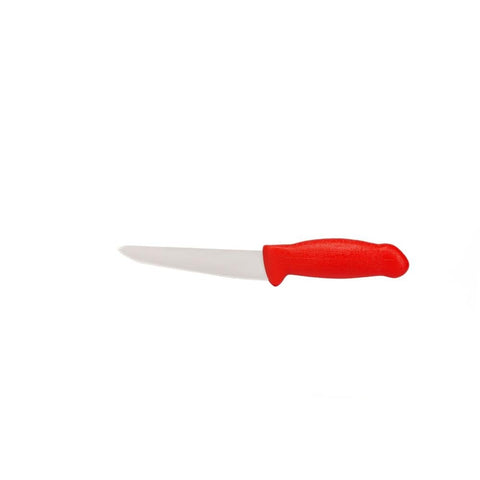Master Grade HM-02-15 Butchers 6-Inch Boss Boning Knife with Red Handle