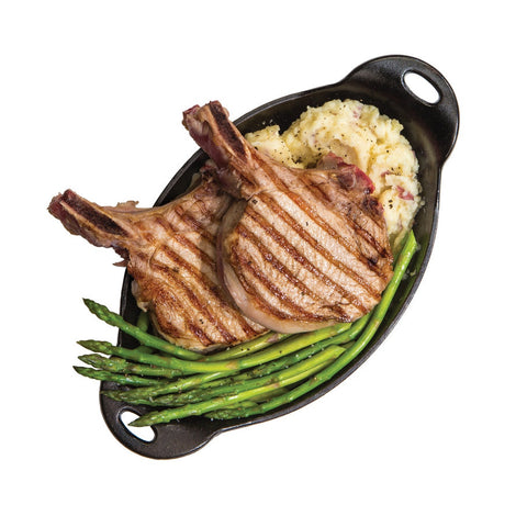 Lodge HOSD Heat-Treated 36 Oz Oval Cast Iron Server