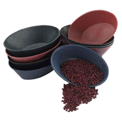 HS Inc. HS1011L-RB Large Oval Polyethylene Serving Basket, Raspberry