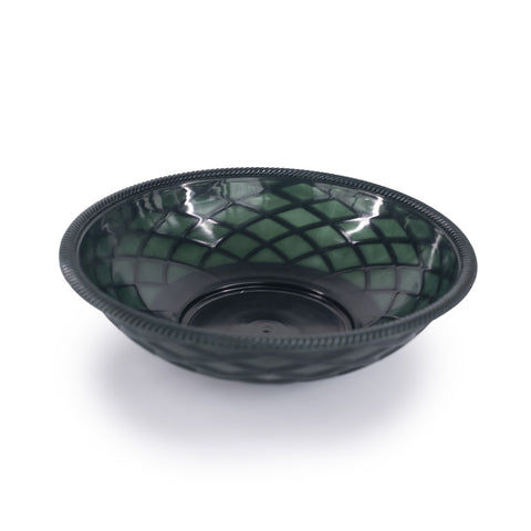 H.S., INC. HS1018-J 9" Round Weave Jalapeño Green Serving Basket