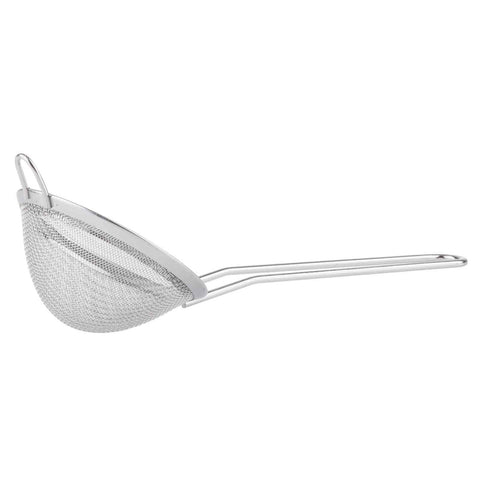 TableCraft HS220 Mesh Cocktail Strainer - 8" Fine Stainless Steel Mesh Strainer