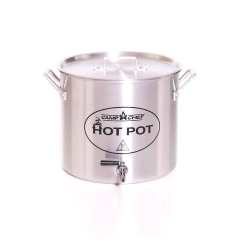 CAMP CHEF HWP20A 20-Quart Aluminum Hot Water Pot with Spigot