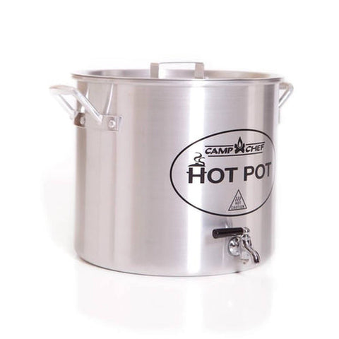 CAMP CHEF HWP20A 20-Quart Aluminum Hot Water Pot with Spigot