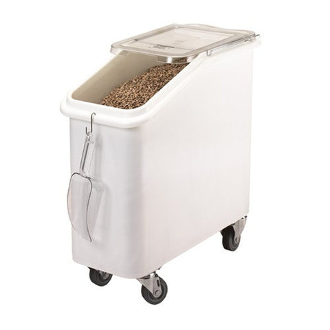 Cambro IBS20148 21-Gallon Mobile Ingredient Bin with Slant Top, White
