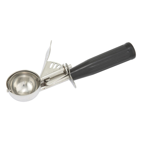 Winco ICD-30 Stainless Steel Thumb Press Disher with Plastic Handle, Size #30