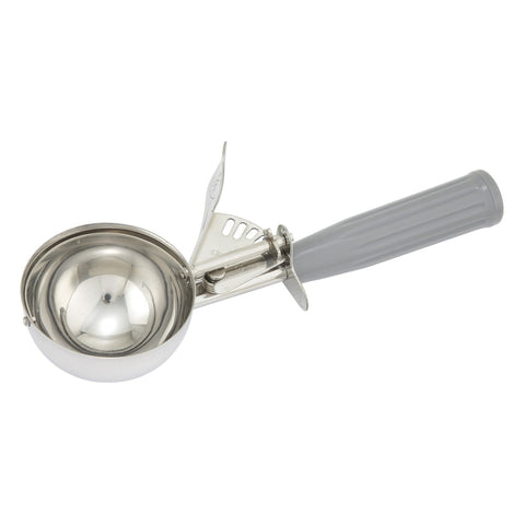 Winco ICD-8 Stainless Steel Thumb Press Disher with Plastic Handle, Size #8, 4 oz