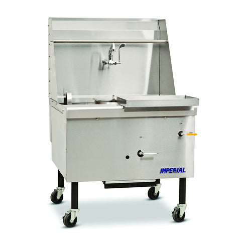 Imperial ICRA-1 Gas Wok Range, 36 in, 1 Burner, 110,000 BTU
