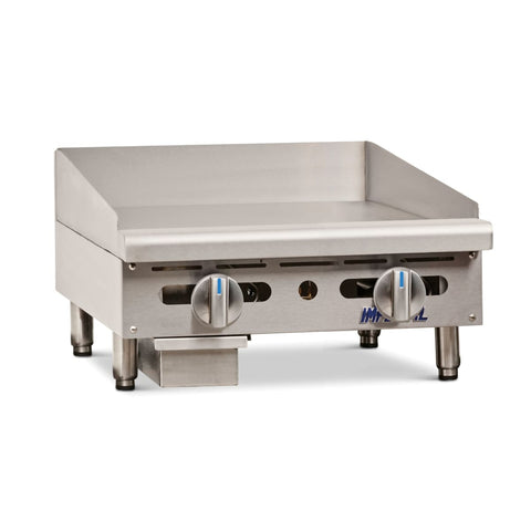 Imperial (Middleby) IMGA-2428-1 Countertop Manual Gas Griddle, 24 in