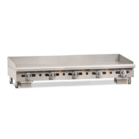 Imperial IMGA-6028-1 60 in Liquid Propane Countertop Manual Gas Griddle