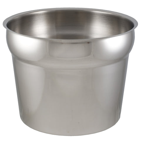 Libertyware IP11 - 11 Qt. Round Stainless Steel Inset Pan