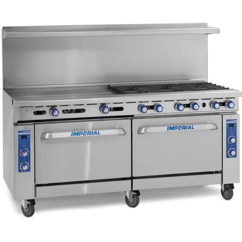 Imperial IR-2-G36 48 in Gas Restaurant Range with 36 in Griddle and (2) Ovens