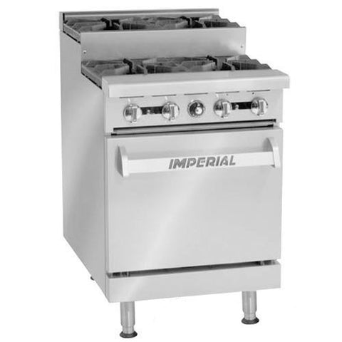 Imperial Range IR-6-SU 36 in 6-Burner Step-Up Gas Range with Standard Oven