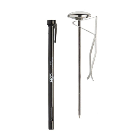 CDN IRB220-F-6.5 ProAccurate Insta-Read Beverage and Frothing Thermometer with 6.5-Inch Stem