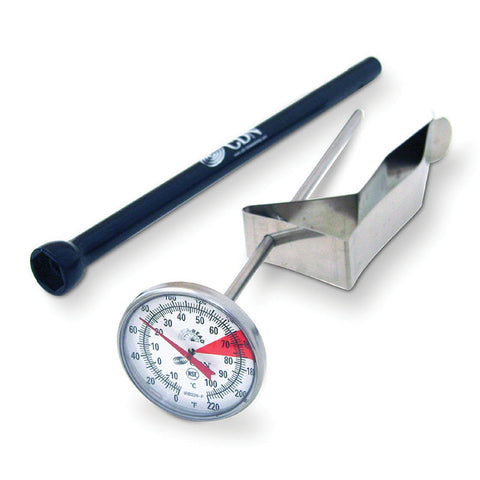 CDN IRB220-F-6.5 ProAccurate Insta-Read Beverage and Frothing Thermometer with 6.5-Inch Stem