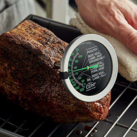 CDN IRM200-GLOW Ovenproof Meat and Poultry Thermometer with Glow Dial