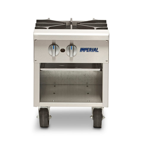 Imperial ISPA-18 NG 1-Burner Natural Gas Stock Pot Range (90,000 BTU)