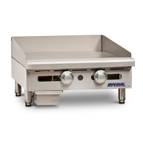 Imperial ITG-24 Countertop Gas Griddle, 24 in, Thermostatic Controls