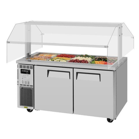 Turbo Air JBT-60-N Two-Section Refrigerated Buffet Display Table, 59"