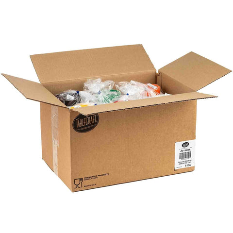 Tablecraft Products JC1128A PourMaster 1 Gallon Backup Mix Bottle, Assorted
