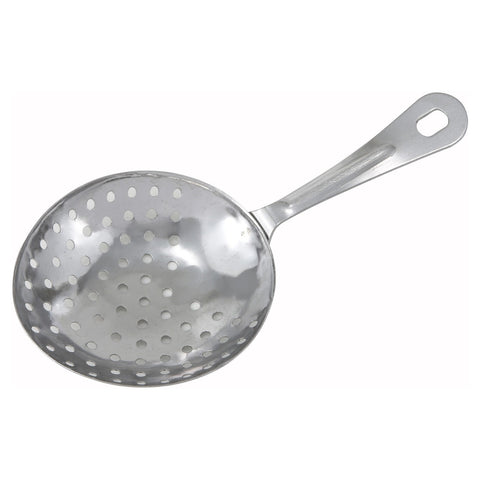Winco JST-1 Julep Strainer - Stainless Steel Cocktail Strainer