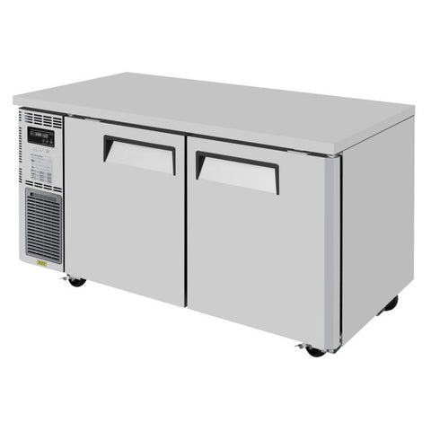 Turbo Air JUF-60-N J Series Two-Section Undercounter Freezer, Side Mount, 59"W