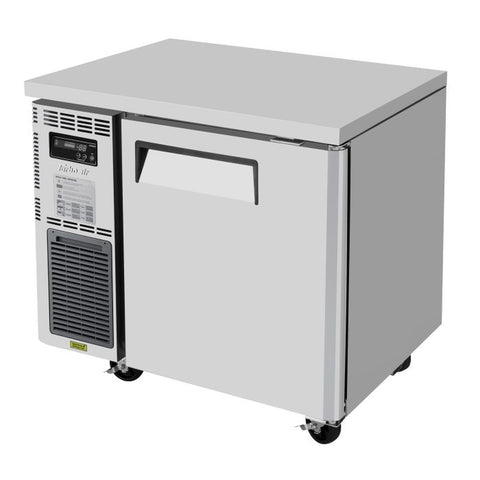 Turbo Air JUR-36-N6 J Series 35-3/8" Single-Section Solid Door Undercounter Refrigerator