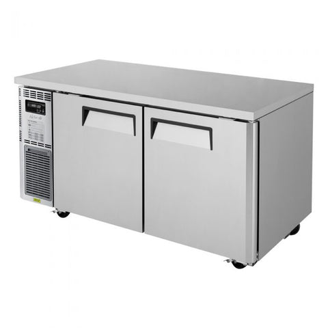 Turbo Air JUR-60-N6 J Series Two-Section Solid Door Undercounter Refrigerator, 59"