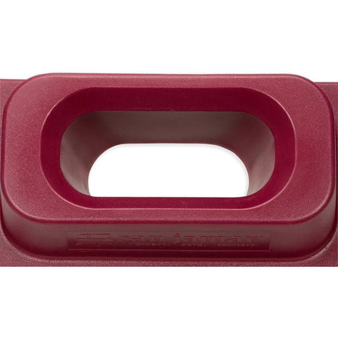 CFS Brands KA1951RD KatchAll Magnetic Flatware Retriever Trash Can Lid, Burgundy