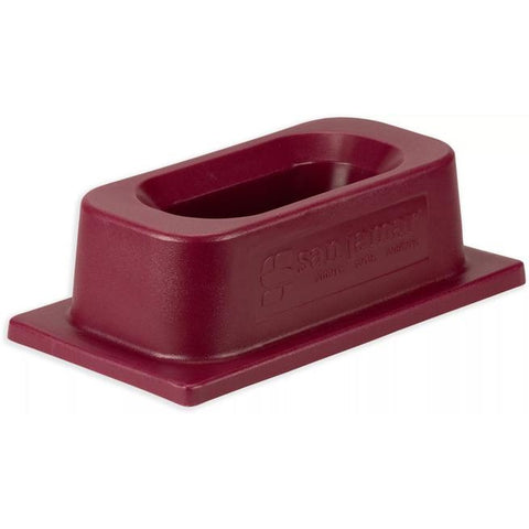 CFS Brands KA1951RD KatchAll Magnetic Flatware Retriever Trash Can Lid, Burgundy