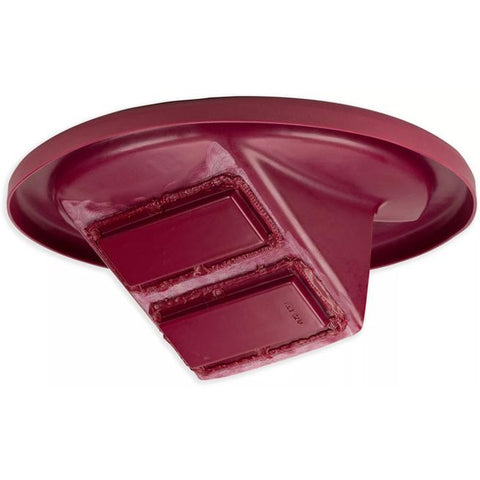 San Jamar KA3244 KatchAll Magnetic Flatware Retriever Trash Can Lid - Burgundy