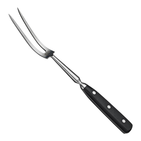Winco KFP-140 Acero 14" Curved Cook's Carving Fork with POM Handle