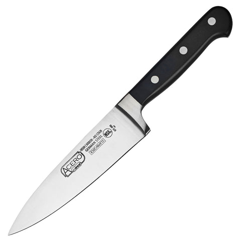 Winco KFP-60 Acero 6 Inch Forged German Steel Chef's Knife