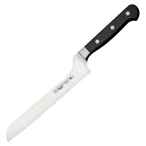 Winco KFP-83 Acero 8-Inch Offset Bread Knife, Forged German High-Carbon Stainless Steel