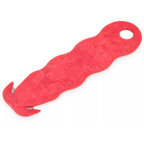 CFS Brands KK401 Klever Kutter Red Ergonomic Box Cutter with Recessed Stainless Steel Blade