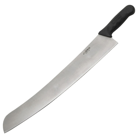 Winco KPP-18 18" Pizza Knife with Black Polypropylene Handle, Stainless Steel