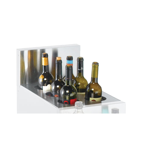 Krowne KR-504 Royal Series Wine Bottle Insert with Perforated Stainless Bin for 12" Underbar Ice Bin