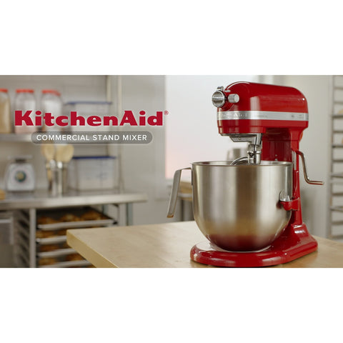 KitchenAid Commercial KSM8990WH NSF Certified 8 Qt Bowl-Lift Commercial Stand Mixer (White)