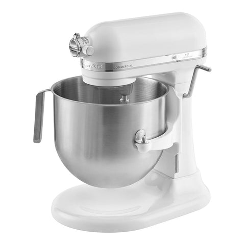 KitchenAid Commercial KSM8990WH NSF Certified 8 Qt Bowl-Lift Commercial Stand Mixer (White)