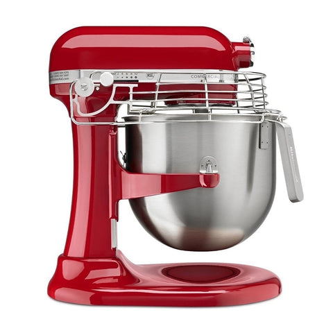 KitchenAid Commercial KSMC895ER NSF Certified 8 Qt Bowl-Lift Commercial Stand Mixer with Bowl Guard, Empire Red