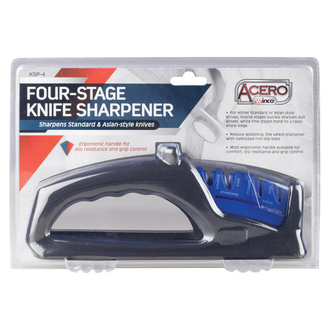 Winco KSP-4 Four-Stage Knife Sharpener