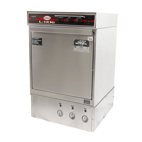 CMA Dishmachines L-1X16 W/HEATER Low Temp Undercounter Dishwasher with Sustainer Heater